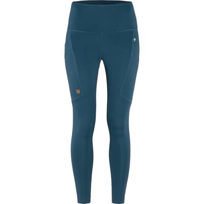Fjällräven Dam Abisko tights W leggings, indigoblå, L Fjällräven Dam Abisko tights W leggings, indigoblå, L