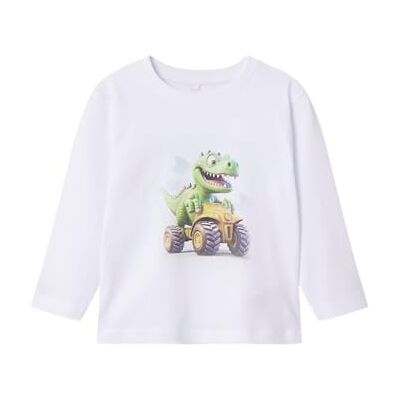Name it mini pojkar Nmmvoto Ls Nreg Top, Ljus vit, 80 Name it mini pojkar Nmmvoto Ls Nreg Top, Ljus vit, 80
