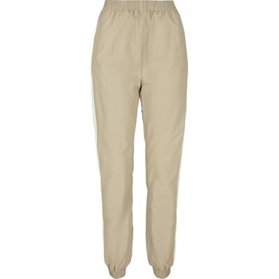 Urban Classics Dam piped Track Pants klassiska byxor, Betong/elektriklim, XL Urban Classics Dam piped Track Pants klassiska byxor, Betong/elektriklim, XL