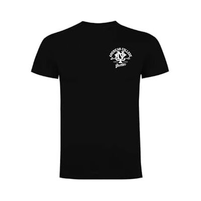 AMERICAN COLLEGE USA T-shirts sport andas tryckta unisex kläder barn pojkar och flickor casual modell ACTSW6 svart 16 år, svart, 16 �r AMERICAN COLLEGE USA T-shirts sport andas tryckta unisex kläder barn pojkar och flickor casual modell ACTSW6 svart 16 år, svart, 16 �r