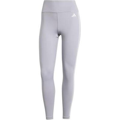 adidas Kvinnor Train Essentials 3-Stripes High-Waisted 7/8 Leggings, GLORY GREY F20, S adidas Kvinnor Train Essentials 3-Stripes High-Waisted 7/8 Leggings, GLORY GREY F20, S