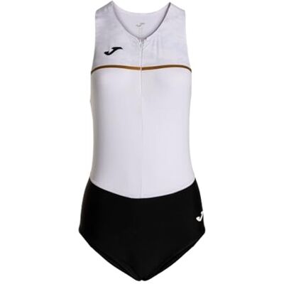 Joma Kvinnors atletiska bodysuit, storlek S-XL, främre dragkedja andningsbar sportdräkt, Record III Joma Kvinnors atletiska bodysuit, storlek S-XL, främre dragkedja andningsbar sportdräkt, Record III