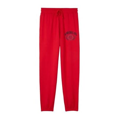 AMERICAN COLLEGE USA Byxor Joggings herr dam blandad, Färg: röd, M AMERICAN COLLEGE USA Byxor Joggings herr dam blandad, Färg: röd, M