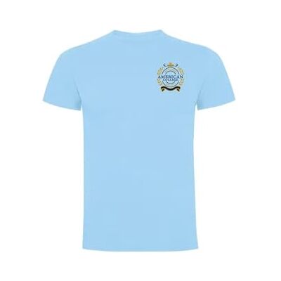 AMERICAN COLLEGE USA T-shirts sport andas tryckta unisex kläder barn pojkar och flickor casual modell ACTSW5 himmelsblå XXL, turkos, XXL AMERICAN COLLEGE USA T-shirts sport andas tryckta unisex kläder barn pojkar och flickor casual modell ACTSW5 himmelsblå XXL, turkos, XXL