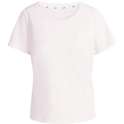 adidas dam Workout Essentials Scoop Neck Shirt, clear pink, S adidas dam Workout Essentials Scoop Neck Shirt, clear pink, S