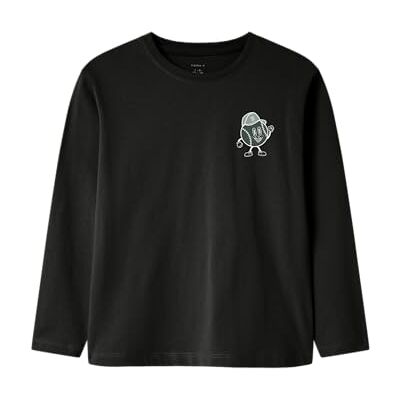 NAME IT Nkmothon Ls Nreg Top Ps, svart, 146-152 NAME IT Nkmothon Ls Nreg Top Ps, svart, 146-152