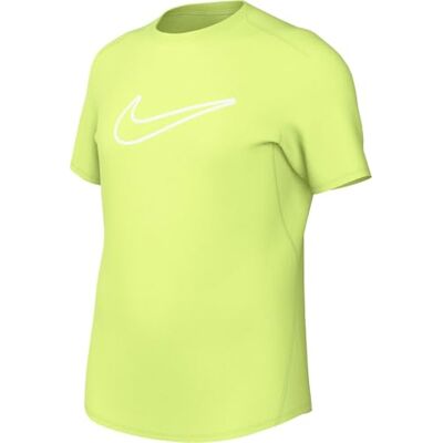 NIKE One Fitted Dri-Fit kortärmad överdel för äldre barn (flickor), Lt Lemon Twist/White, FZ5600-736, XS NIKE One Fitted Dri-Fit kortärmad överdel för äldre barn (flickor), Lt Lemon Twist/White, FZ5600-736, XS