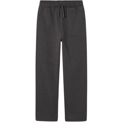 Lmtd Nlnnizu Bru Straight Sweat byxa Noos, Mörkgrå melange, 176 cm Lmtd Nlnnizu Bru Straight Sweat byxa Noos, Mörkgrå melange, 176 cm