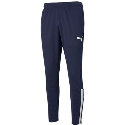PUMA Men's TeamLIGA Training Pants, Peacoat White, Small PUMA Men's TeamLIGA Training Pants, Peacoat White, Small