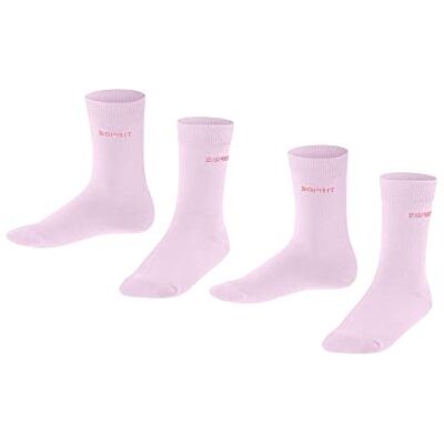 ESPRIT Unisex barn bomullsstrumpor (2-pack), Rosa (ros 8738), 4 år ESPRIT Unisex barn bomullsstrumpor (2-pack), Rosa (ros 8738), 4 år