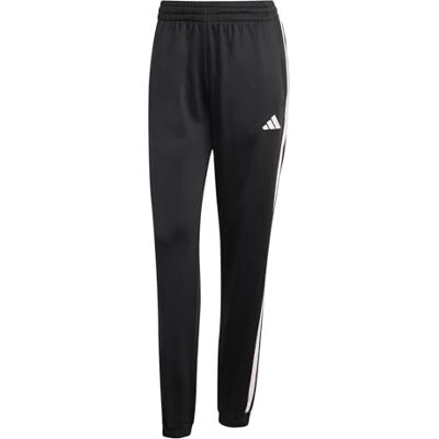 adidas dam Tricot 3-Stripes Pants, black/clear pink, M adidas dam Tricot 3-Stripes Pants, black/clear pink, M