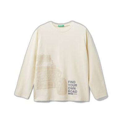 United T-shirt M/L, Beige, 170 United T-shirt M/L, Beige, 170