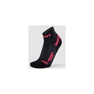 UYN dam super leggera löparstrumpor Black/Coral Fluo 41-42 UYN dam super leggera löparstrumpor Black/Coral Fluo 41-42
