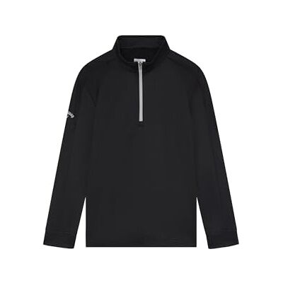 Callaway Apparel Callaway – ungdom unisex golf hexfleece, junior baslager för pojkar och flickor, termisk kvartsdragkedja, långärmad topp (kaviar svart) Callaway Apparel Callaway – ungdom unisex golf hexfleece, junior baslager för pojkar och flickor, termisk kvartsdragkedja, långärmad topp (kaviar svart)