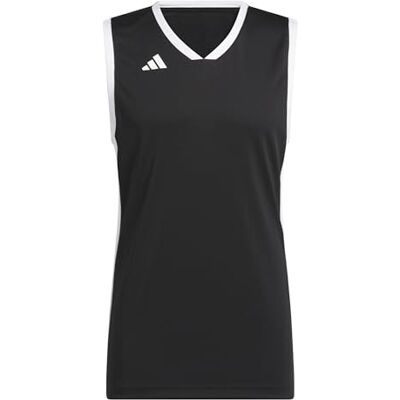 adidas herr Mens Pulse Speed Bball Jersey Shirt, black/white, S adidas herr Mens Pulse Speed Bball Jersey Shirt, black/white, S