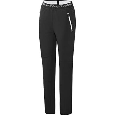 Black Crevice Utomhusbyxor för kvinnor I högkvalitativa vandringsbyxor av 90% polyester och 10% spandex I vattenavvisande utomhusbyxor dam I ventilerande vandringsbyxor dam med elastisk linning, Black Crevice Utomhusbyxor för kvinnor I högkvalitativa vandringsbyxor av 90% polyester och 10% spandex I vattenavvisande utomhusbyxor dam I ventilerande vandringsbyxor dam med elastisk linning,