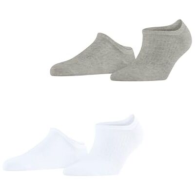 ESPRIT Sneakersstrumpor för kvinnor, meshline 2-pack W Sn bomull kort enfärgad 2 par, flerfärgad vit Storm Grey 0010, 35-38 ESPRIT Sneakersstrumpor för kvinnor, meshline 2-pack W Sn bomull kort enfärgad 2 par, flerfärgad vit Storm Grey 0010, 35-38