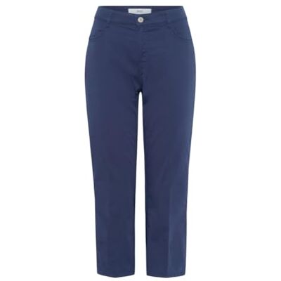 Brax Dam stil Mary C Ultralight Cotton Capri byxor, marinblå, 36W x 32L Brax Dam stil Mary C Ultralight Cotton Capri byxor, marinblå, 36W x 32L