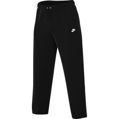 NIKE Sportswear Club Franch-Terry-byxor med öppen fåll (herr), svart/vit, HQ4422-010, XL NIKE Sportswear Club Franch-Terry-byxor med öppen fåll (herr), svart/vit, HQ4422-010, XL