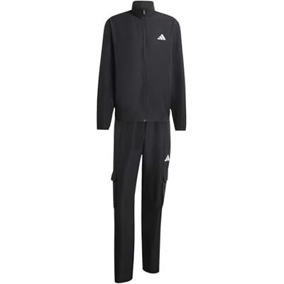adidas Mezczyzni SPORTSWEAR WOVEN CARGO TRACKSUIT, black/black, XL adidas Mezczyzni SPORTSWEAR WOVEN CARGO TRACKSUIT, black/black, XL