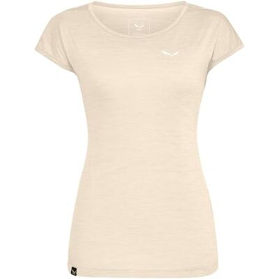 Salewa Puez Melange Dry T-shirt dam, havregrynmelange, XL Salewa Puez Melange Dry T-shirt dam, havregrynmelange, XL