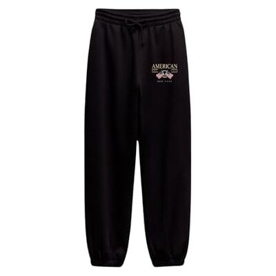 AMERICAN COLLEGE USA Byxor Joggings herr dam blandad, svart, XL AMERICAN COLLEGE USA Byxor Joggings herr dam blandad, svart, XL