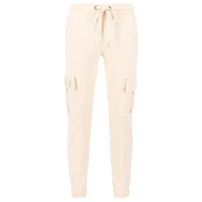 Alpha Industries Terry Jogger Herr Sweatpants Jet Stream White Alpha Industries Terry Jogger Herr Sweatpants Jet Stream White