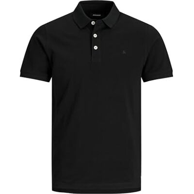 JACK & JONES Jjepaulos Polo Ss Noos Jnr, svart, 152 JACK & JONES Jjepaulos Polo Ss Noos Jnr, svart, 152