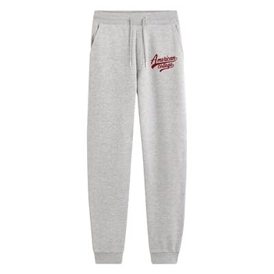 AMERICAN COLLEGE USA Joggingbyxor och leggings korta smala sportkläder barnkläder unisex pojkar flickor modell ACJOGW1 MELL grå 16 år, Grå, 16 år AMERICAN COLLEGE USA Joggingbyxor och leggings korta smala sportkläder barnkläder unisex pojkar flickor modell ACJOGW1 MELL grå 16 år, Grå, 16 år