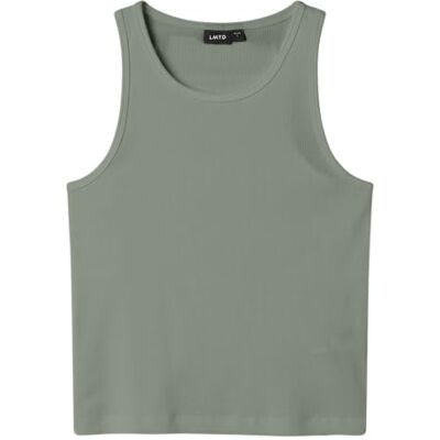 Lmtd Nlfhinaja damer crop solid tank top Noos, skugga, 146-152 Lmtd Nlfhinaja damer crop solid tank top Noos, skugga, 146-152