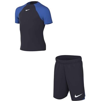 NIKE Unisex barnträningssats Lk Nk Df Acdpr Trn Kit K, obsidian/kungsblå/vit, DH9484-451, XL NIKE Unisex barnträningssats Lk Nk Df Acdpr Trn Kit K, obsidian/kungsblå/vit, DH9484-451, XL