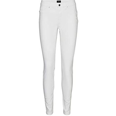 VERO MODA Dam VMWILD Seven MR Slim Push UP COL byxor byxor, ljus vit, S/32, Ljus vit, 32W x 32L VERO MODA Dam VMWILD Seven MR Slim Push UP COL byxor byxor, ljus vit, S/32, Ljus vit, 32W x 32L