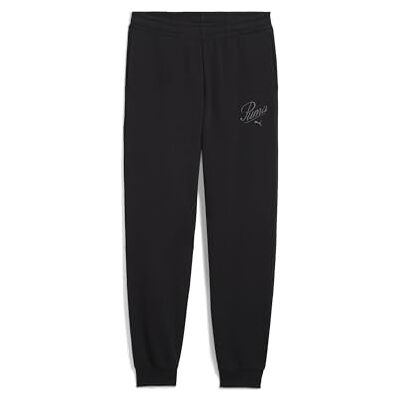 PUMA ESS Script Sweatpants TR G svart PUMA ESS Script Sweatpants TR G svart