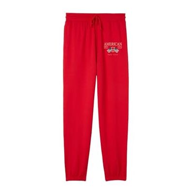 AMERICAN COLLEGE USA Byxor Joggings herr dam blandad, Färg: röd, L AMERICAN COLLEGE USA Byxor Joggings herr dam blandad, Färg: röd, L