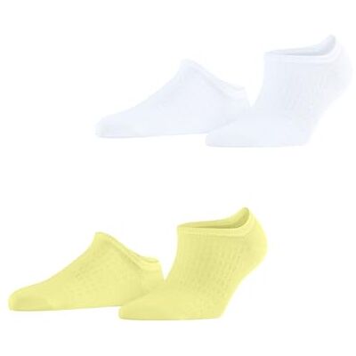 ESPRIT Sneakersstrumpor för kvinnor, meshline 2-pack W Sn bomull kort enfärgad 2 par, flerfärgad Daffodil White 0020, 35-38 ESPRIT Sneakersstrumpor för kvinnor, meshline 2-pack W Sn bomull kort enfärgad 2 par, flerfärgad Daffodil White 0020, 35-38