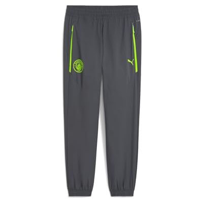 PUMA Manchester City FC Herr tech Träningsbyxor 25/26, Grå (Galactic Gray x Pro Green), S PUMA Manchester City FC Herr tech Träningsbyxor 25/26, Grå (Galactic Gray x Pro Green), S