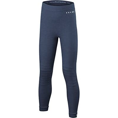 FALKE unisex barn Baslager Underdel Wool-Tech Long K Ti ull funktionsmaterial snabbtorkande 1 del, Blå Capitain 6751, 110-116 FALKE unisex barn Baslager Underdel Wool-Tech Long K Ti ull funktionsmaterial snabbtorkande 1 del, Blå Capitain 6751, 110-116