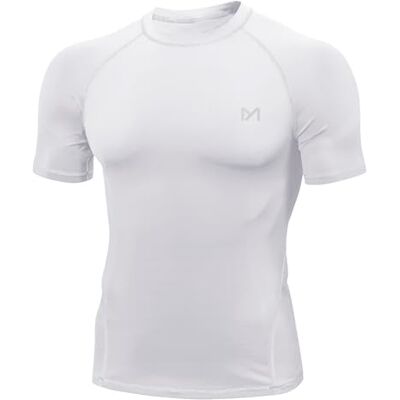 MEETYOO Kompressionströja herr, funktionell skjorta kort/långärmad fitnessskjorta män, sportskjorta, ventilerande löpartröja för löpning, jogging, sport, gym MEETYOO Kompressionströja herr, funktionell skjorta kort/långärmad fitnessskjorta män, sportskjorta, ventilerande löpartröja för löpning, jogging, sport, gym