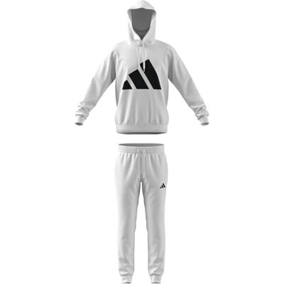 adidas herr Big Logo French Terry Hooded Track Suit, medium grey heather/black, XXL adidas herr Big Logo French Terry Hooded Track Suit, medium grey heather/black, XXL