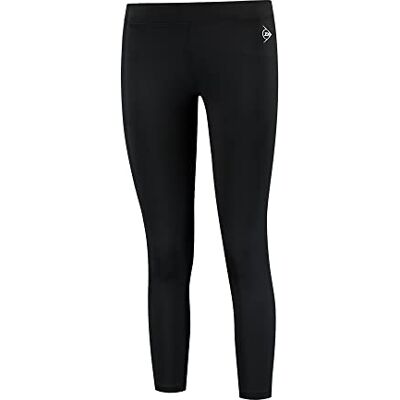 Dunlop dam träning leggings tennis shorts, svart, M Dunlop dam träning leggings tennis shorts, svart, M