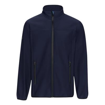 Trigema Softshelljacka för män, RV, unisex, marinblå, L Trigema Softshelljacka för män, RV, unisex, marinblå, L