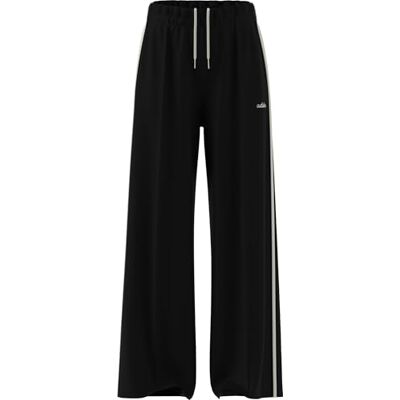 adidas Kobiety Seasonal Essentials Colorpop Pants with Embroidered Graphic, black/off white, L adidas Kobiety Seasonal Essentials Colorpop Pants with Embroidered Graphic, black/off white, L