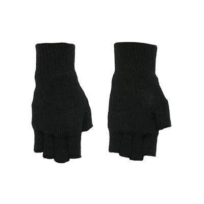 Brandit Unisex Fingerstall handskar, svart, M Brandit Unisex Fingerstall handskar, svart, M