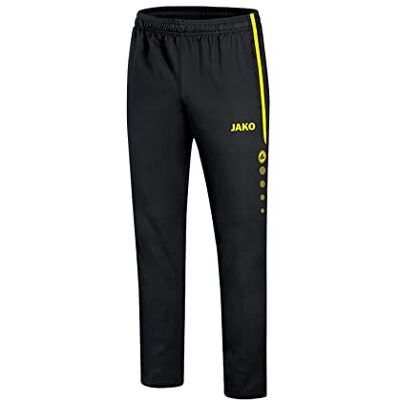 JAKO Barn presentationsbyxor Striker 2.0 fritids- och joggingbyxor lång, svart/neongul, 140 JAKO Barn presentationsbyxor Striker 2.0 fritids- och joggingbyxor lång, svart/neongul, 140