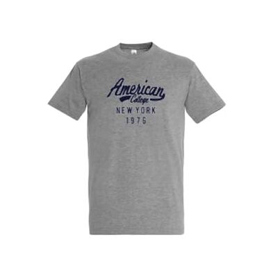 AMERICAN COLLEGE USA T-Shirts Manches Courtes Enfants Garçon Fille T-shirts Unisex barn, Grå, 14 år AMERICAN COLLEGE USA T-Shirts Manches Courtes Enfants Garçon Fille T-shirts Unisex barn, Grå, 14 år