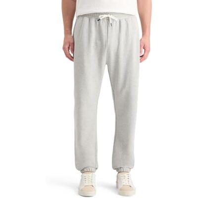 Scotch & Soda Herr Core-Logo Sweatpants, Grå Melange 0606, XXL Scotch & Soda Herr Core-Logo Sweatpants, Grå Melange 0606, XXL
