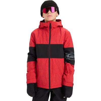 Quiksilver Snöjacka hög i huvjackan röd 14 Quiksilver Snöjacka hög i huvjackan röd 14