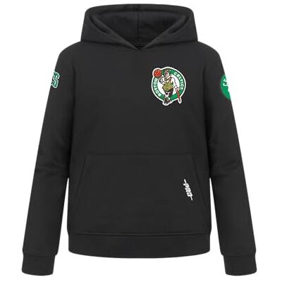 Pro Standard Pojkar NBA Classic Chenille Bb Fleece Po Hoodie Hoodie, svart, L Pro Standard Pojkar NBA Classic Chenille Bb Fleece Po Hoodie Hoodie, svart, L