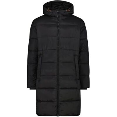 CMP Herrparkas i nylon med fast huva, svart, 52 CMP Herrparkas i nylon med fast huva, svart, 52