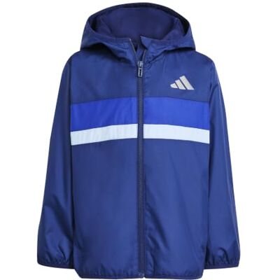 adidas Uniseks dzieci TIBERIO WINDBREAKER, dark blue/team royal blue/glow blue, 9-10 Years adidas Uniseks dzieci TIBERIO WINDBREAKER, dark blue/team royal blue/glow blue, 9-10 Years